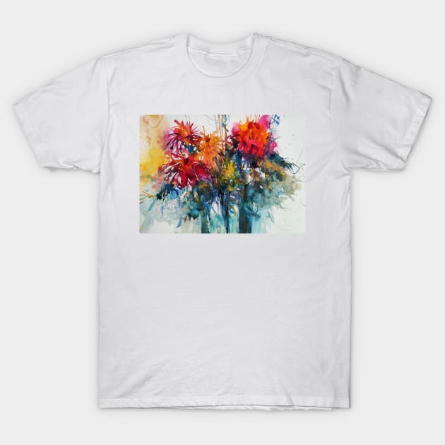 #floralexpression watercolor25 T-Shirt by Floral Your Life!